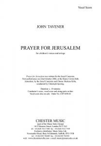 John Tavener: Prayer For Jerusalem - Score