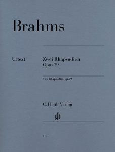 Johannes Brahms: Two Rhapsodies Op.79
