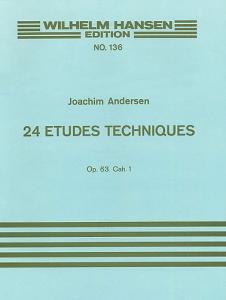 Joachim Andersen: 24 Etudes Techniques For Flute Op.63 Book 1 (1-12)