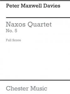 Peter Maxwell Davies: Naxos Quartet No.5 (Score)