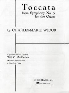 Charles Widor: Toccata (Symphony No.5 For Organ)