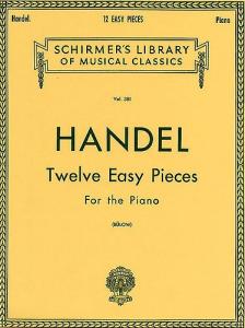 G.F. Handel: Twelve Easy Pieces For Piano