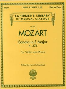 W.A. Mozart: Sonata In F For Violin and Piano K.376