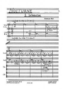 Nicholas Maw: Nocturne (Miniature Score)