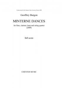 Geoffrey Burgon: Minterne Dances (Score/Parts)