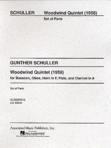 Gunther Schuller: Woodwind Quintet (Parts)
