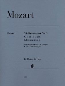 W.A. Mozart: Violin Concerto No.3 In G K.216 (Violin/Piano)
