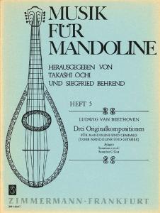 Ludwig Van Beethoven: Drei Originalkompositionen Fur Mandoline Und Cembalo