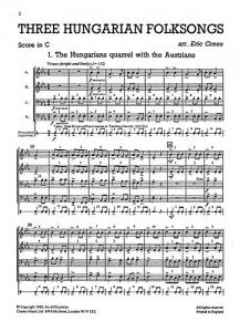 Junior Just Brass 17: Three Hungarian Folk Songs (4-Part)