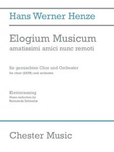 Hans Werner Henze: Elogium Musicum (Vocal Score)