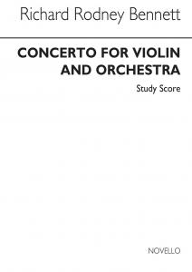 RR Bennett: Concerto For Violin (Score)