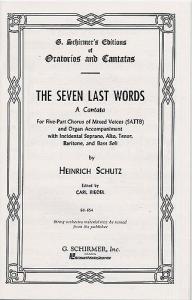 Heinrich Schutz: The Seven Last Words (Vocal Score)