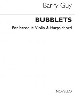 Barry Guy: Bubblets for Baroque Violin and Harpsichord