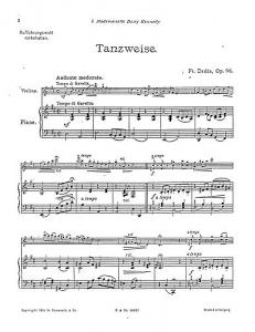 Franz Drdla: Tanzweise Op.96