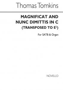Thomas Tomkins: Magnificat And Nunc Dimittis In C (Transposed To Eb)satb/Org