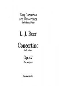 Beer, L J Concertino In E Minor Op.47 Vlc/Pf