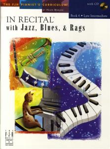 In Recital With Jazz, Blues And Rags - Book Six (Book And CD)