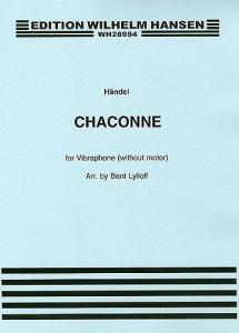 G.F. Handel: Chaconne For Vibraphone (Without Motor) Arr. Bent Lylloff