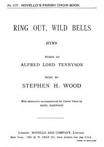 Stephen H. Wood: Ring Out, Wild Bells (Hymn) Satb/Organ