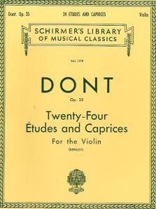 Jakob Dont: 24 Etudes And Caprices For The Violin (Berkley)
