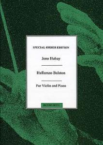 Jeno Hubay: Hullamzo Balaton Op.33