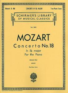 W.A. Mozart: Piano Concerto No.18 In B Flat K.456 (2 Piano Score)