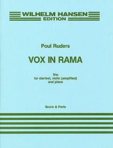 Poul Ruders: Vox In Rama (Score And Parts)