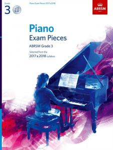 ABRSM Piano Exam Pieces: 2017-2018 (Grade 3) - Book And CD