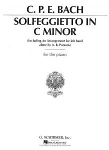 C.P.E. Bach: Solfeggietto In C Minor (Two Versions)