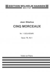 Jean Sibelius: Cinq Morceaux Nr. 1 Souvenir Op. 79