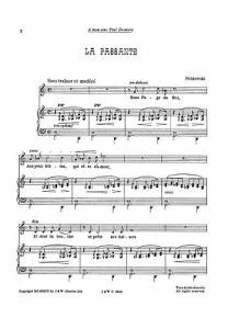 Poldowski: La Passante for Voice with Piano acc.
