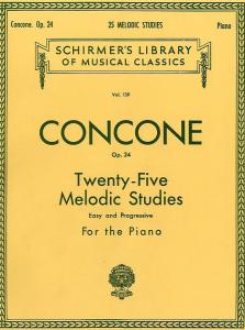 Giuseppe Concone: Twenty-Five Melodic Studies For Piano Op.24