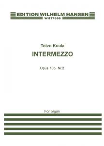 Toivo Kuula: Intermezzon Op. 16b No.2 (organ)