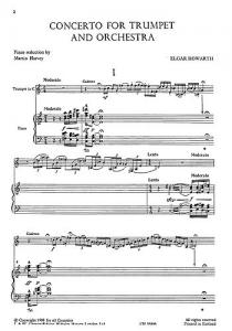 Howarth: Concerto For Trumpet And Orchestra (Piano Reduction)