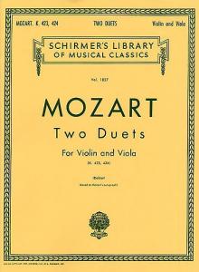 W.A. Mozart: Two Duets For Violin And Viola K.423/424
