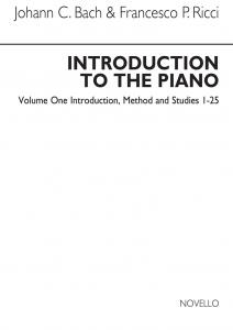 J.C. Bach And F.P. Ricci: Introduction To The Piano Volume One