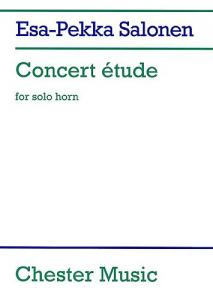 Esa-Pekka Salonen: Concert Etude For Solo Horn (Score)