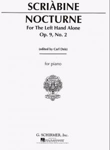 Alexander Scriabin: Nocturne For The Left Hand Op.9 No.2