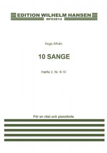 Hugo Alfen: 10 Sange Hæfte 2 (Sang 8-10) - Voice and piano