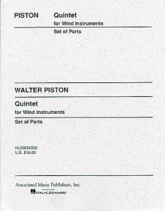 Walter Piston: Quintet For Wind Instruments (Parts)