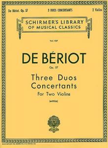 Charles-Auguste De Beriot: Three Duos Concertante For Two Violins Op.57