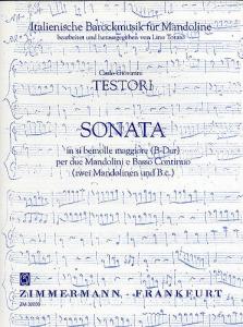Carlo Giovanni Testori: Sonata In B Flat For Two Mandolins And Basso Continuo