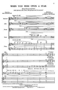 Leigh Harline: When You Wish Upon A Star (SATB)