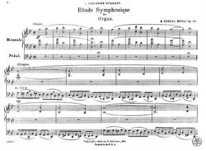Enrico Bossi: Etude Symphonique Op.78
