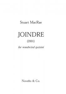 Stuart Macrae: Joindre for Woodwind Quintet (Score)
