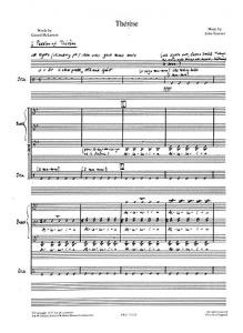 John Tavener: Therese (Vocal Score)