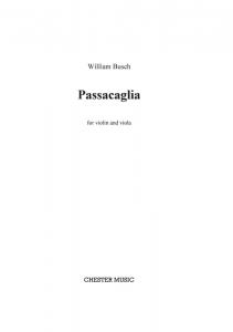 William Busch: Passacaglia for Violin and Viola