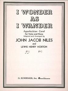 John Jacob Niles: I Wonder As I Wander (Low Voice)