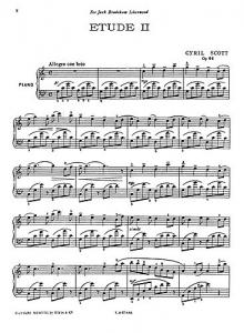 Scott: Etude Op.64 No.2 - Allegro Con Brio for Piano