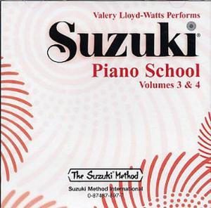 Suzuki Piano School: Vol.3 and Vol.4 (CD)